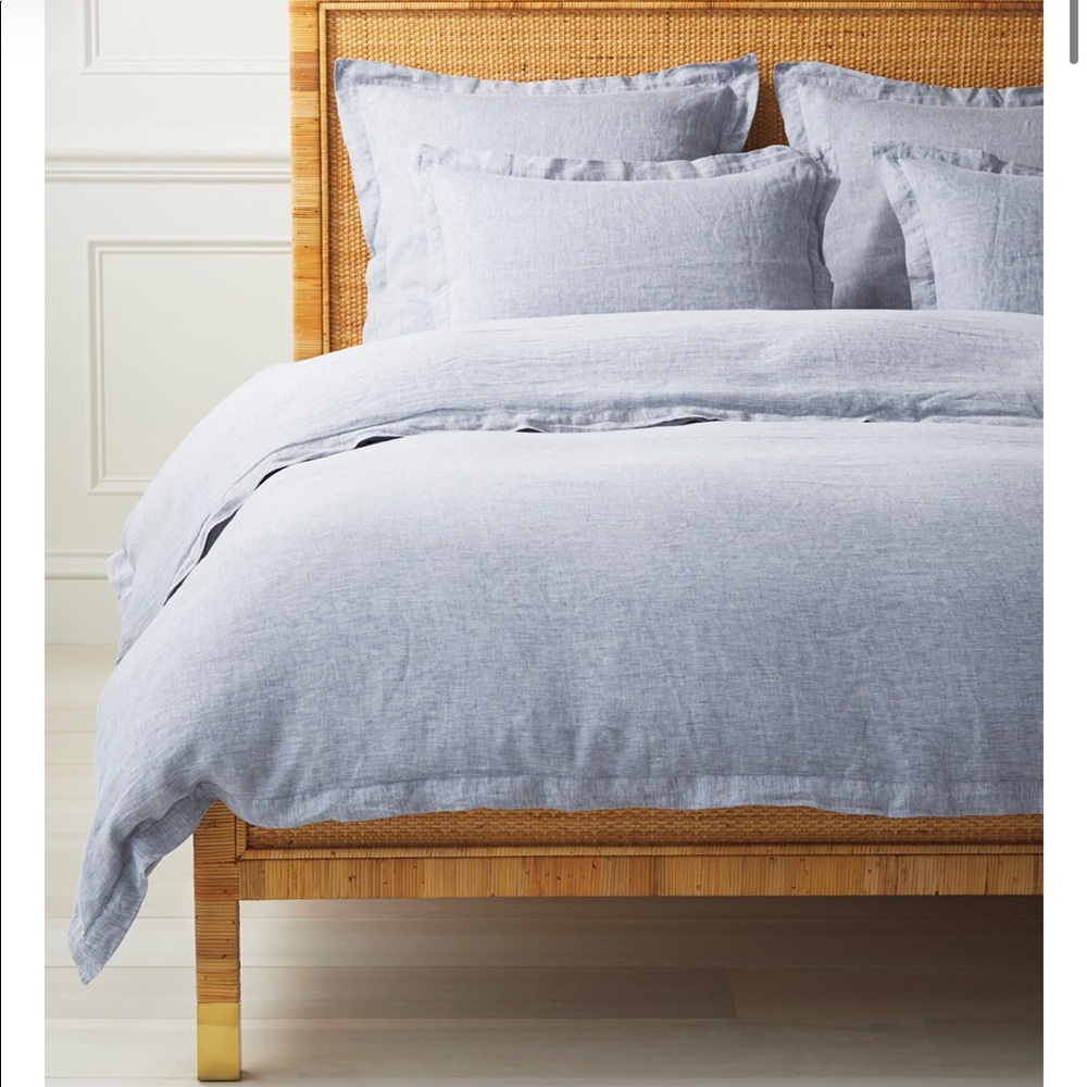 Serena & Lily Cavallo Linen Duvet Cover + 5 Shams